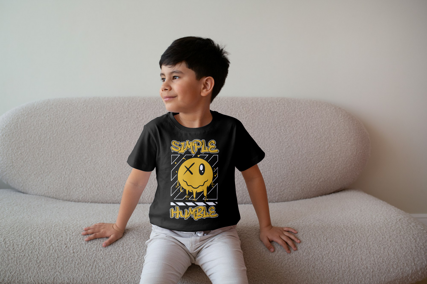 Simple Smily Kid's T-Shirt