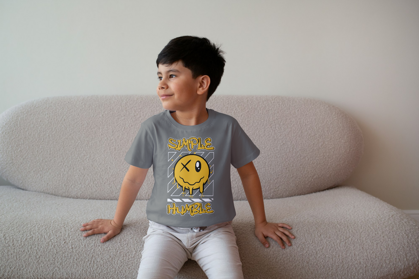 Simple Smily Kid's T-Shirt