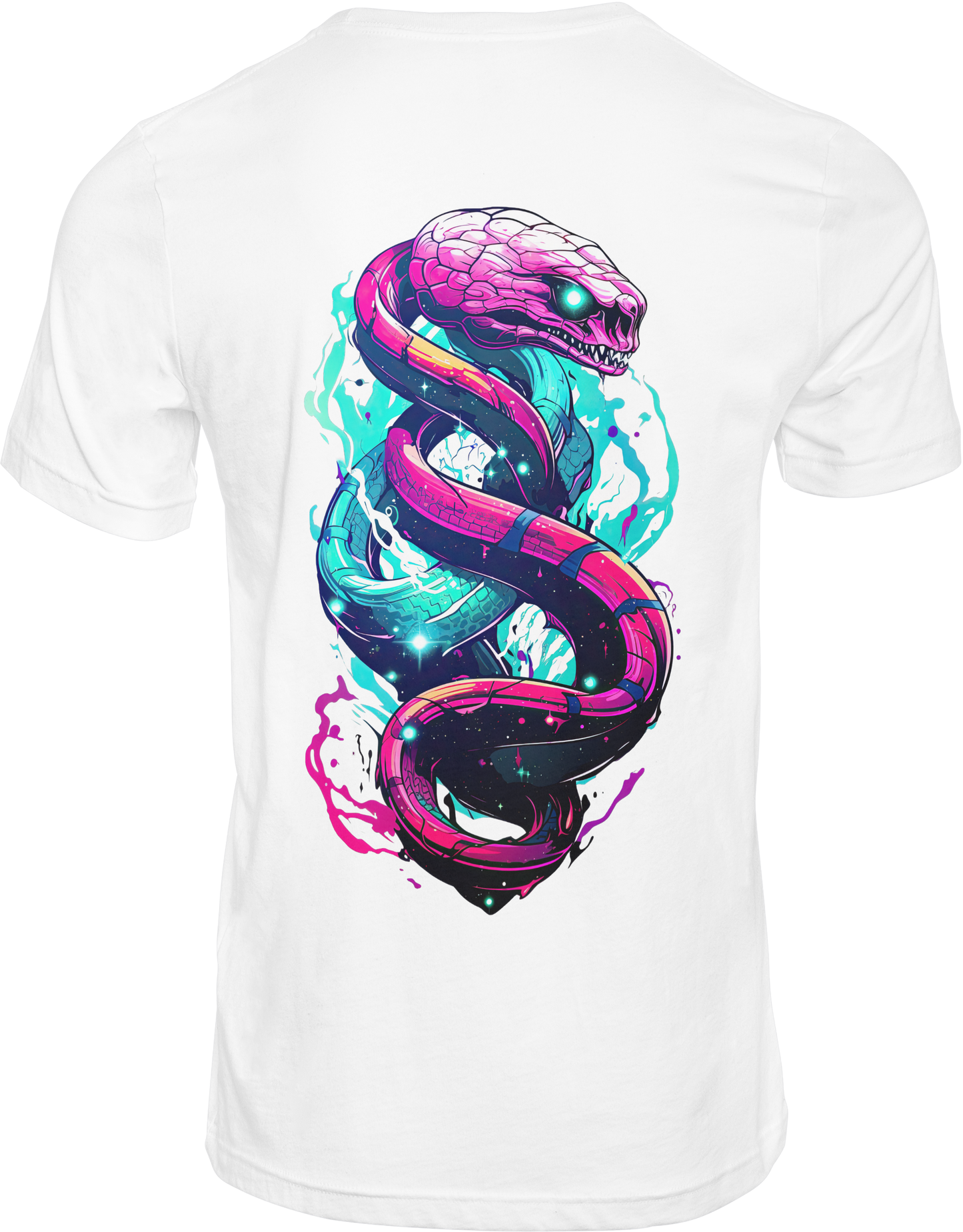 MechaSnake Back Logo T-Shirt