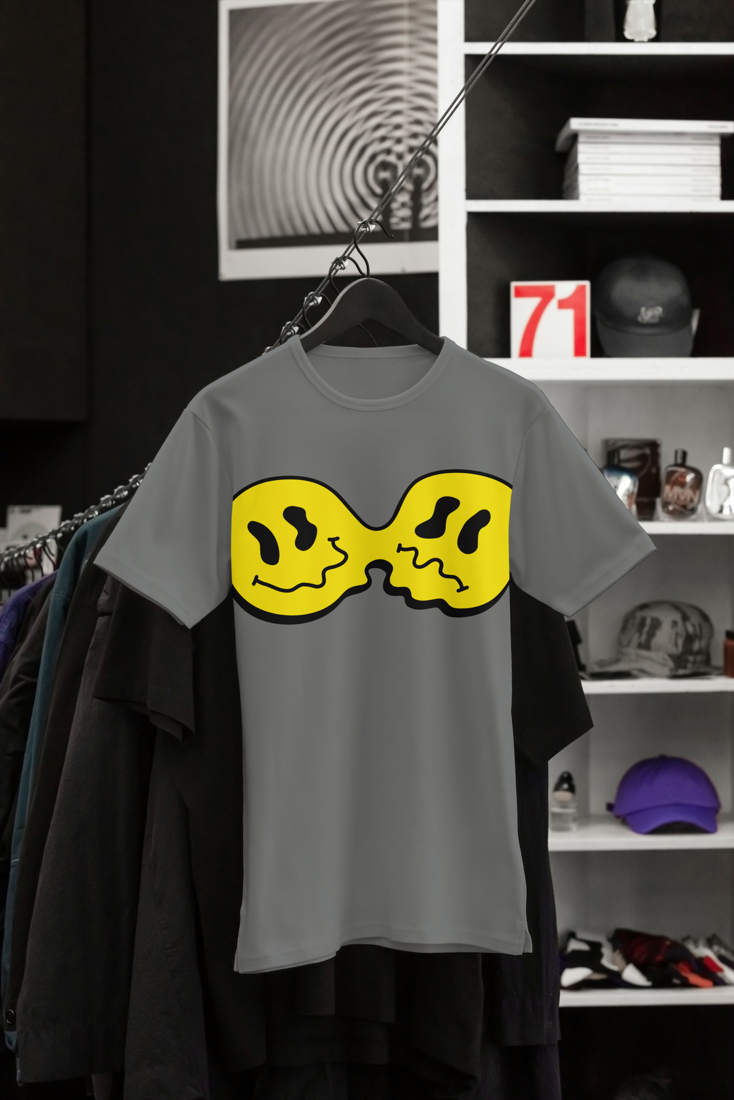 Two-Faced Smily Kids's T-Shirt