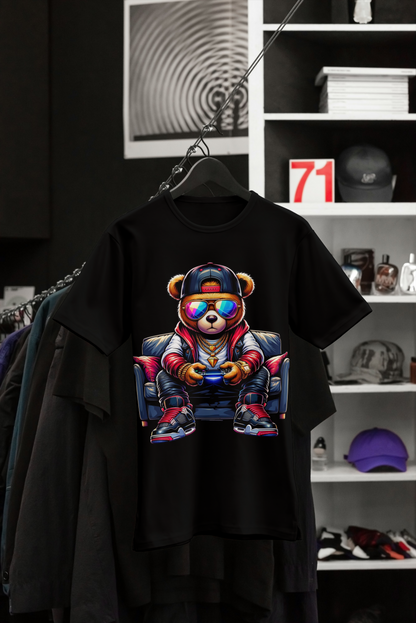 Gamer Bear Kid's T-Shirt