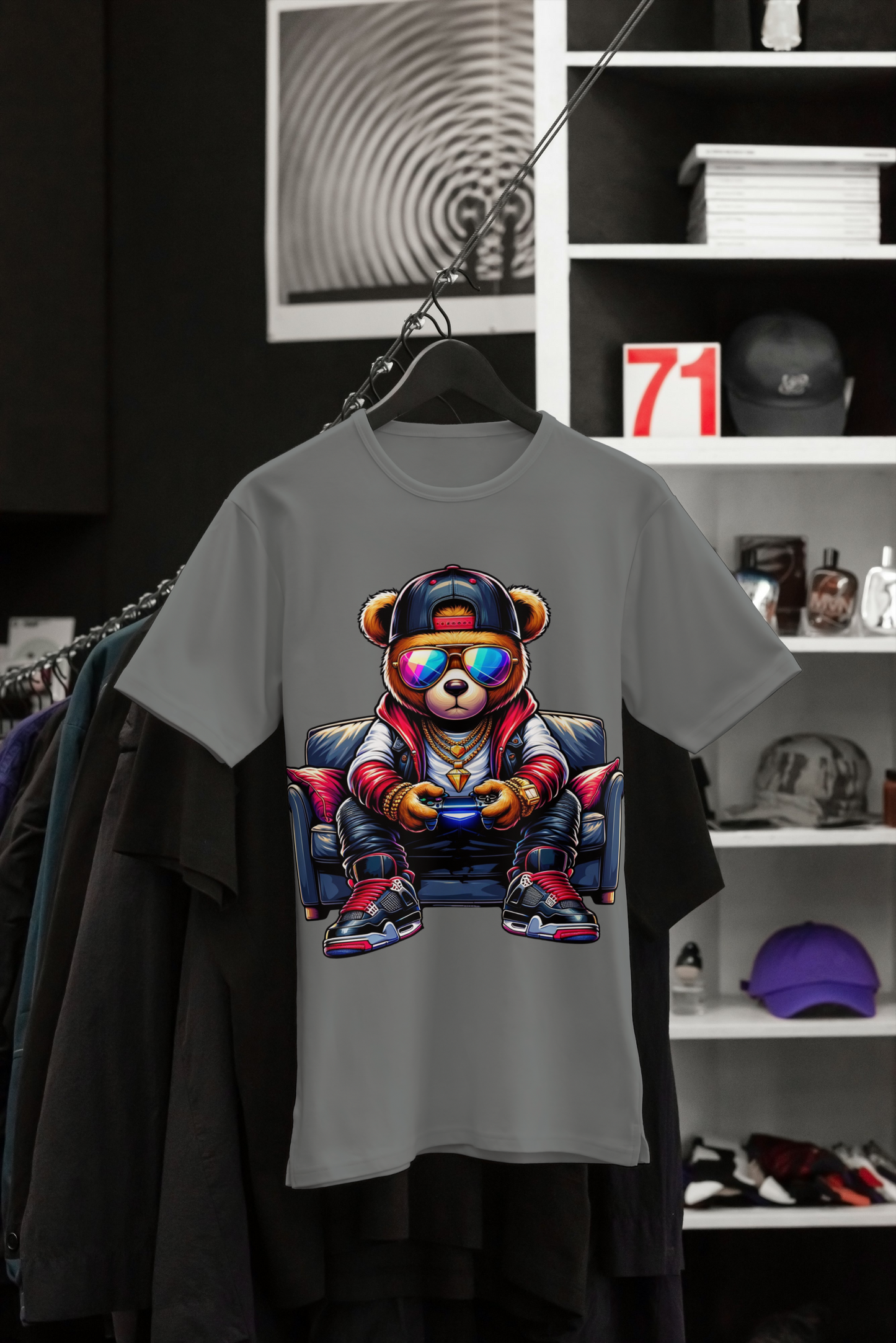 Gamer Bear Kid's T-Shirt