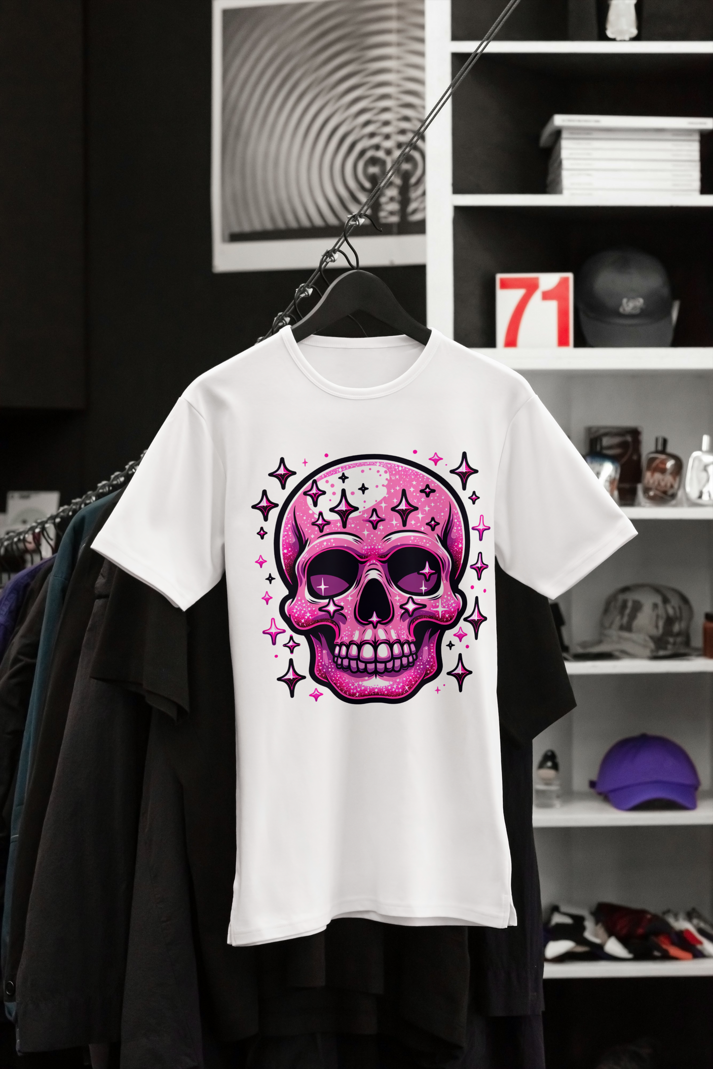 Pink Skull T-Shirt