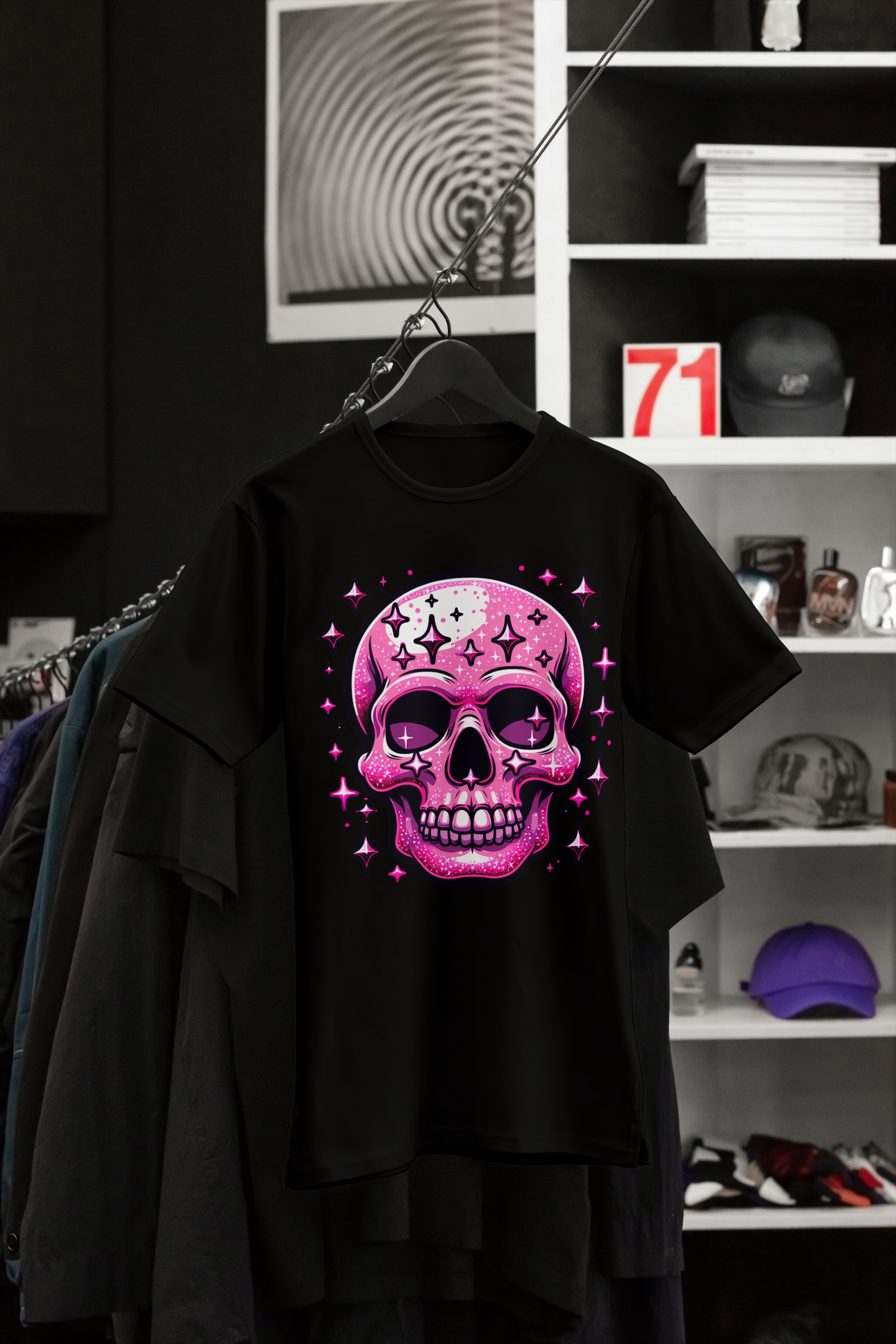 Pink Skull T-Shirt