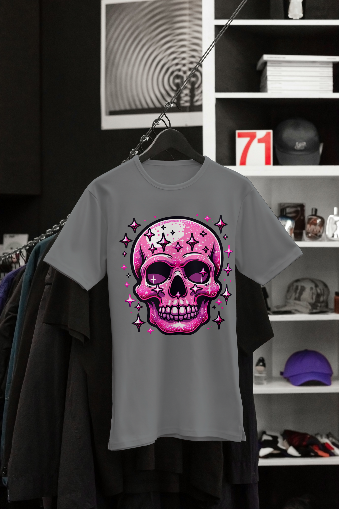 Pink Skull T-Shirt