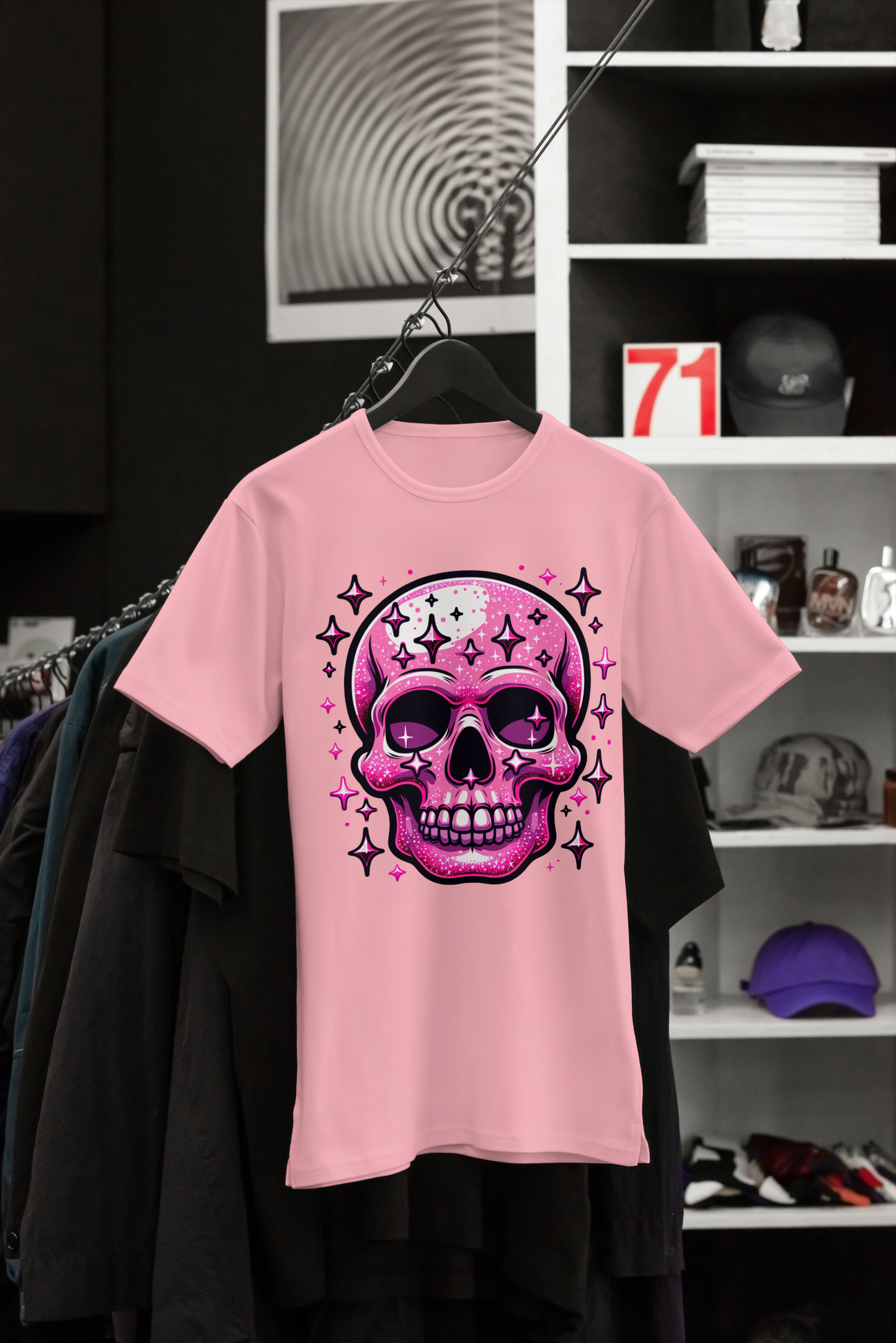 Pink Skull T-Shirt