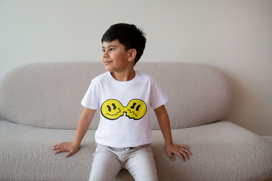 Two-Faced Smily Kids's T-Shirt