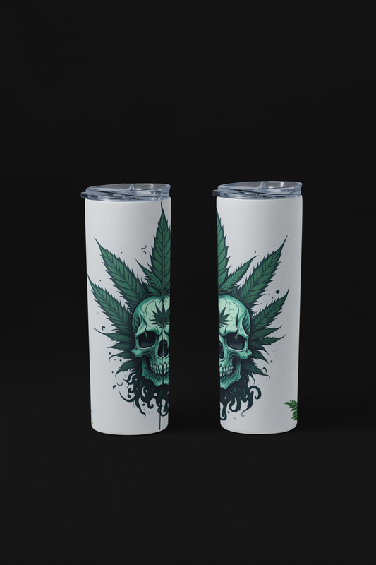 Cannabis Skull 20oz Tumbler